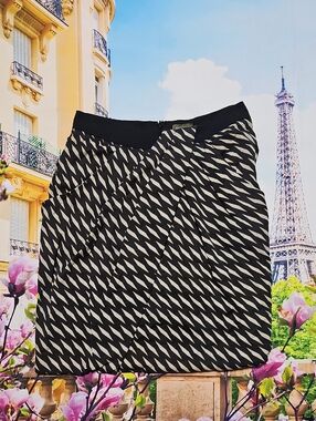 Anthropologie fei Silk‎ Blend Straight Lined Pencil Skirt Size 4